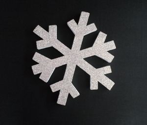 Polystyrene  - Snow Flake - polystyrene - 10cm